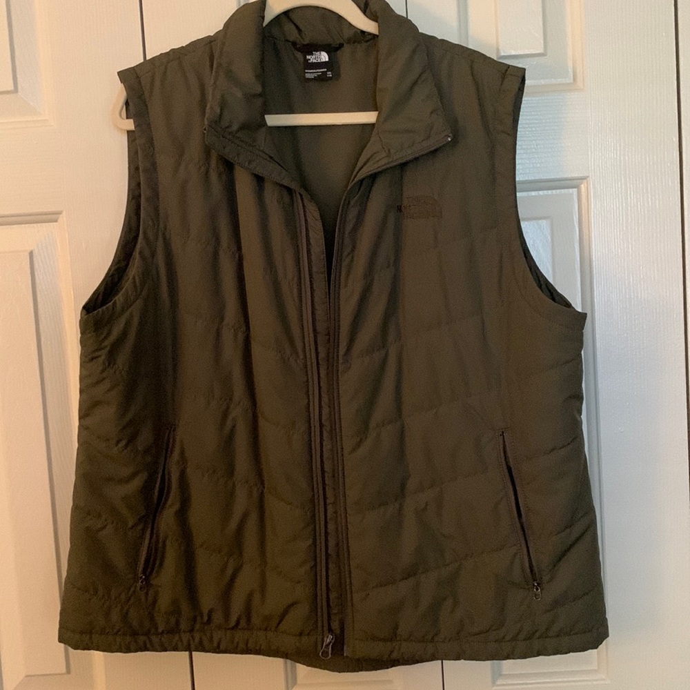 NorthFace Winter Vest, Olive/Army Green, Sz XXL
